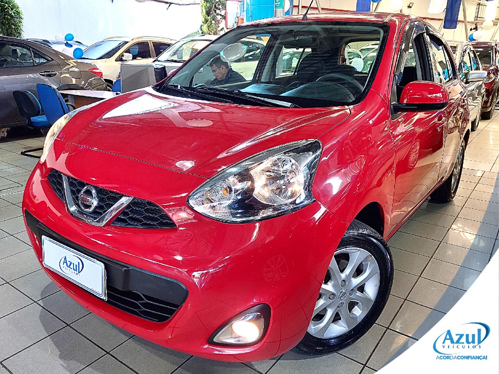 Carros seminovos em NISSAN MARCH 1.0 SV 12V FLEX 4P MANUAL