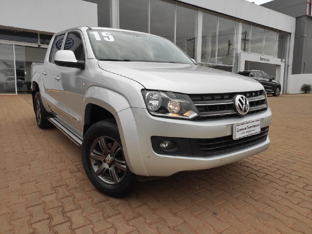 VOLKSWAGEN AMAROK 2.0 TRENDLINE 4X4 CD 16V TURBO INTERCOOLER DIESEL 4P AUTOMATICO VOLKSWAGEN AMAROK 2.0 TRENDLINE 4X4 CD 16V TURBO INTERCOOLER DIESEL 4P AUTOMATICO