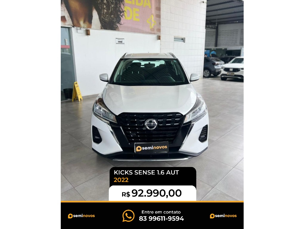 nissan KICKS 1.6 16V FLEXSTART SENSE XTRONIC 2022
